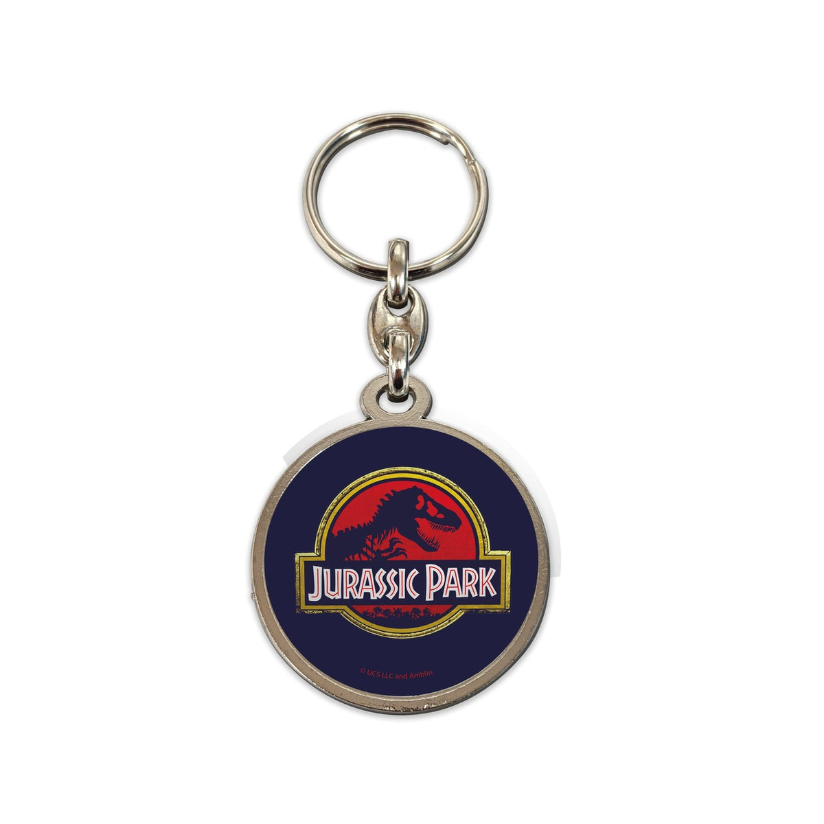 Image produit Jurassic Park Porte-clés en métal Logo du film 7 cm