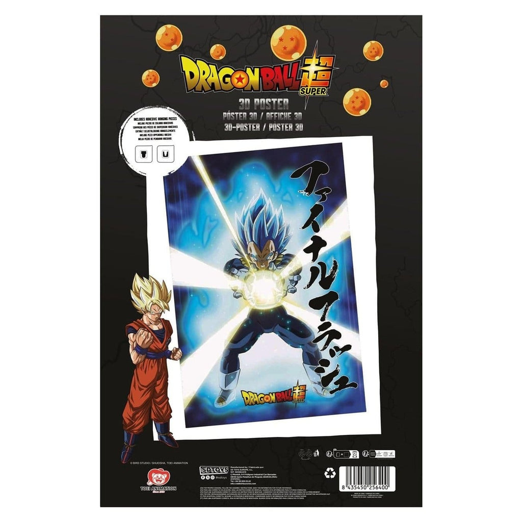 Image produit Dragon Ball Super Poster 3D Survival Vegeta 38 x 58 cm