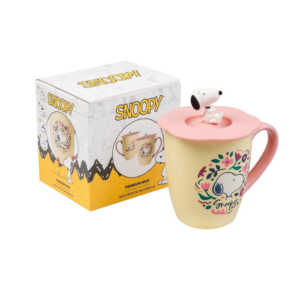 Product image Peanuts Mug with Lid Premium Ver.