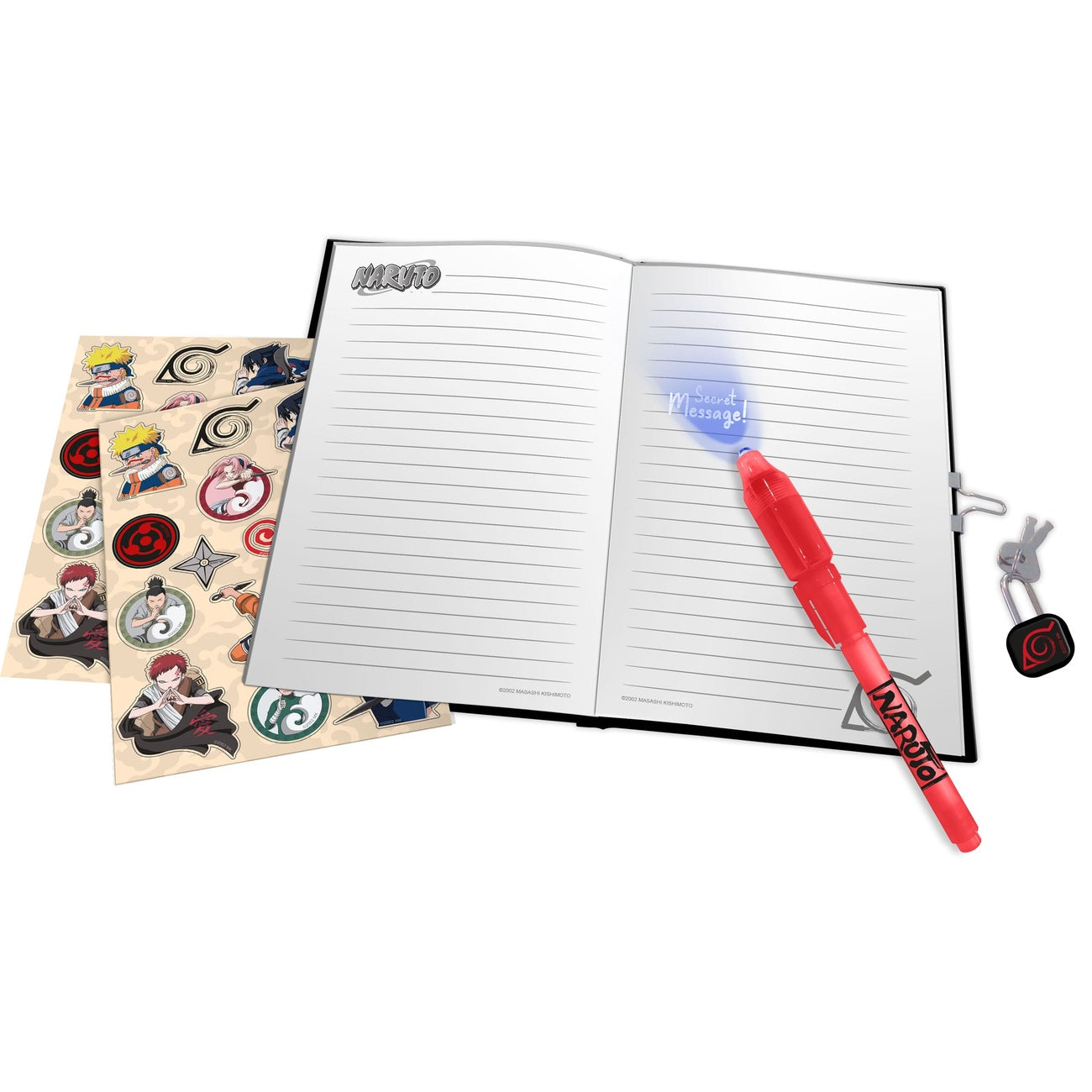 Image produit Naruto Set de journal intime avec cadenas