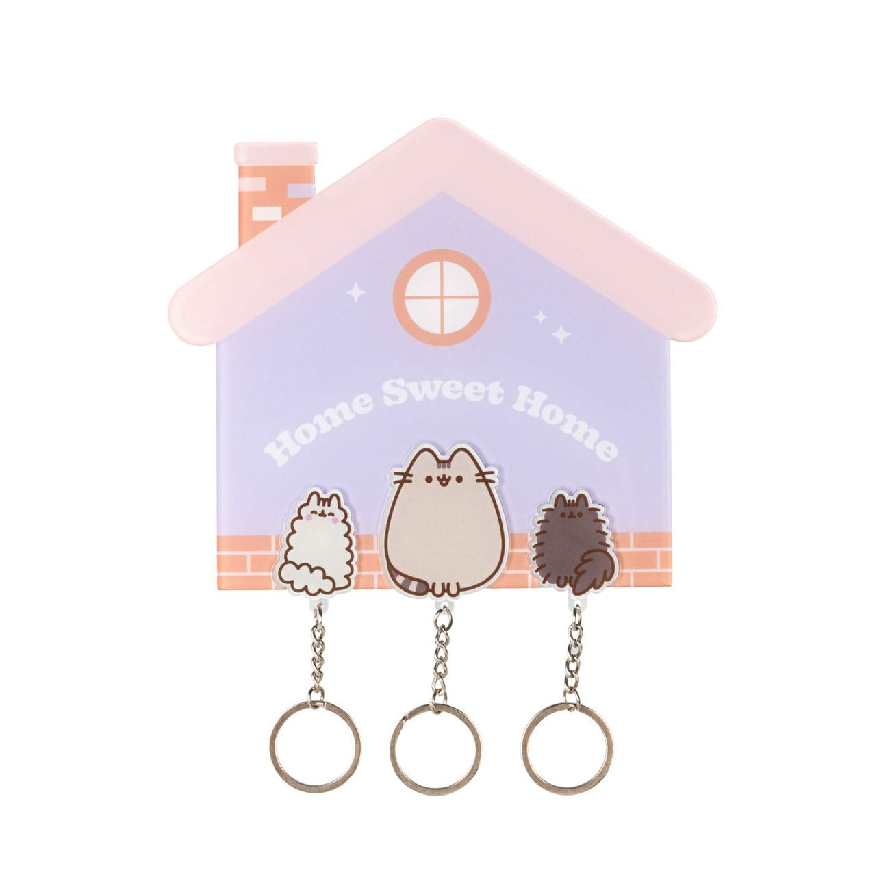 Image produit Porte-clés mural Pusheen avec 3 porte-clés