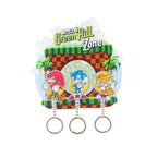Image produit Sonic the Hedgehog porte-clés mural avec 3 porte-clés