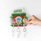 Image produit Sonic the Hedgehog porte-clés mural avec 3 porte-clés