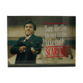 Image produit Scarface Poster en verre Say Hello 40 x 30 cm