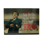 Image produit Scarface Poster en verre Say Hello 40 x 30 cm