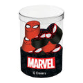 Image produit Spider-Man Lot de 12 gommes
