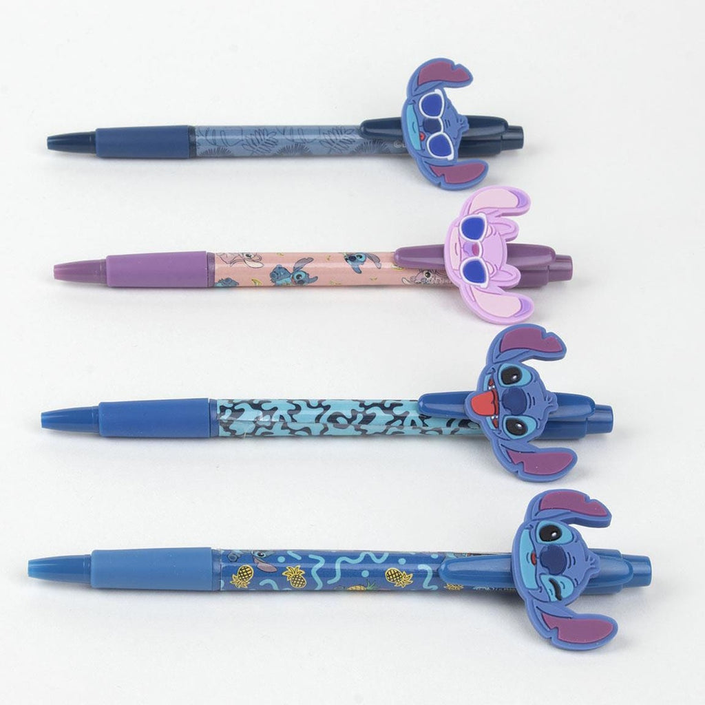 Image produit Stylos à bille Lilo & Stitch – Lot de 4