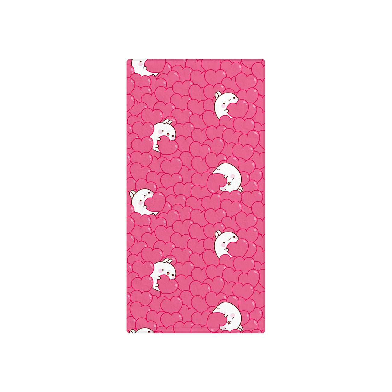 Image produit Serviette Molang Hearts 35 x 75 cm