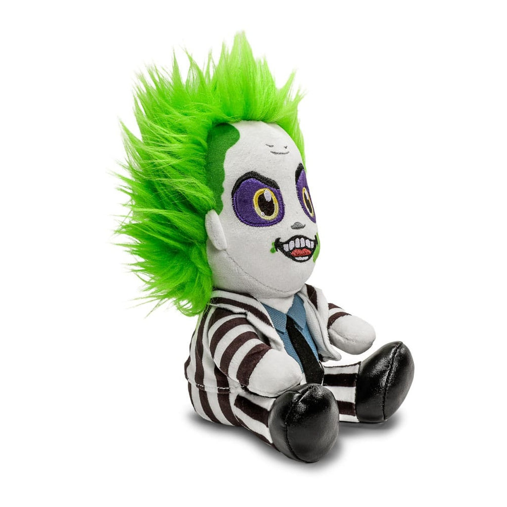 Image produit Peluche Beetlejuice Phunny Beetlejuice assis avec tenue rayée 18 cm