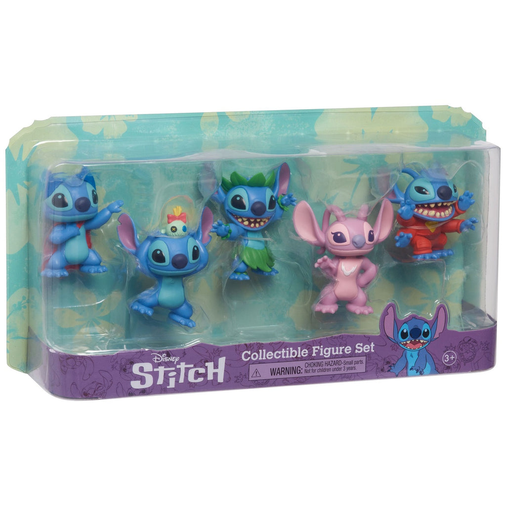 Image produit Lilo & Stitch Mini-figurines pack de 5 Stitch Collectible Figure Set 7 cm