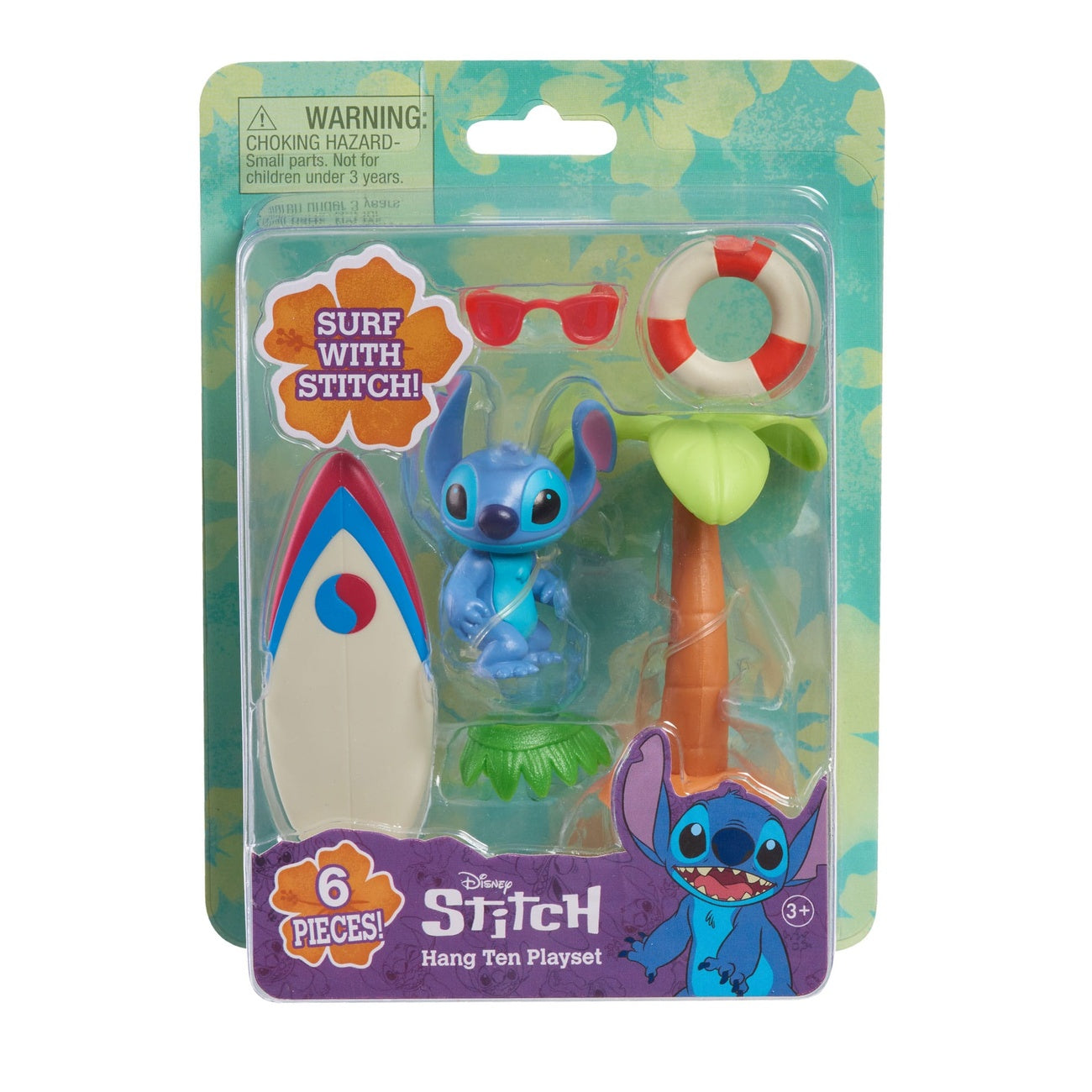 Image produit Lilo & Stitch Mini-figurine Playset Hang Ten Stitch 7 cm