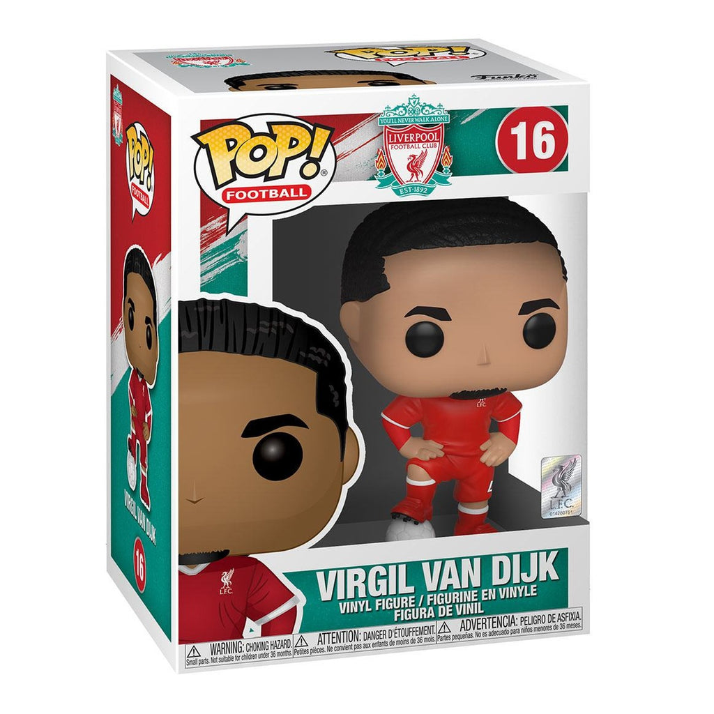 Image produit Liverpool F.C. POP! Football figurine en vinyle Virgil van Dijk 9 cm