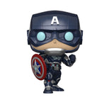 Image produit Marvel's Avengers (jeu vidéo 2020) POP! Marvel figurine en vinyle Captain America 9 cm