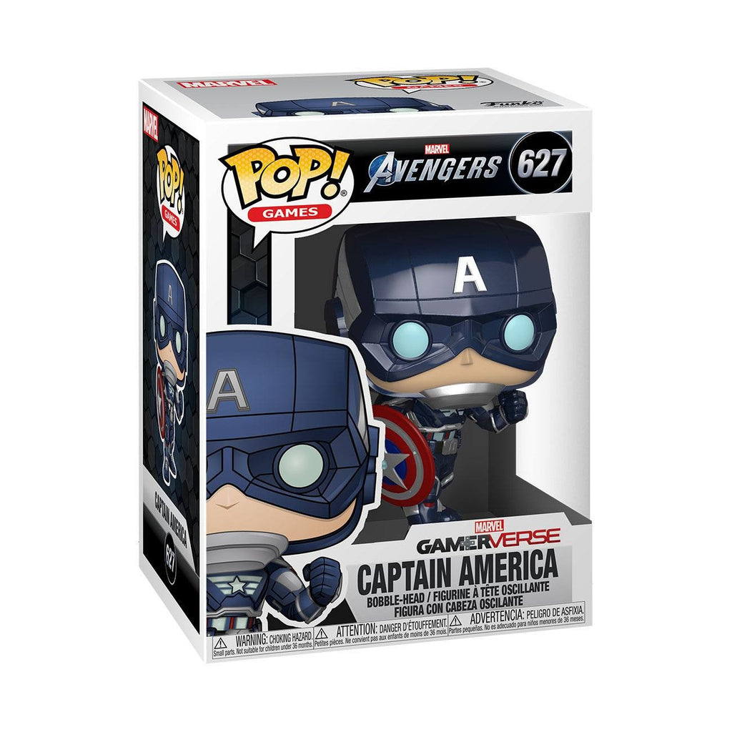 Image produit Marvel's Avengers (jeu vidéo 2020) POP! Marvel figurine en vinyle Captain America 9 cm