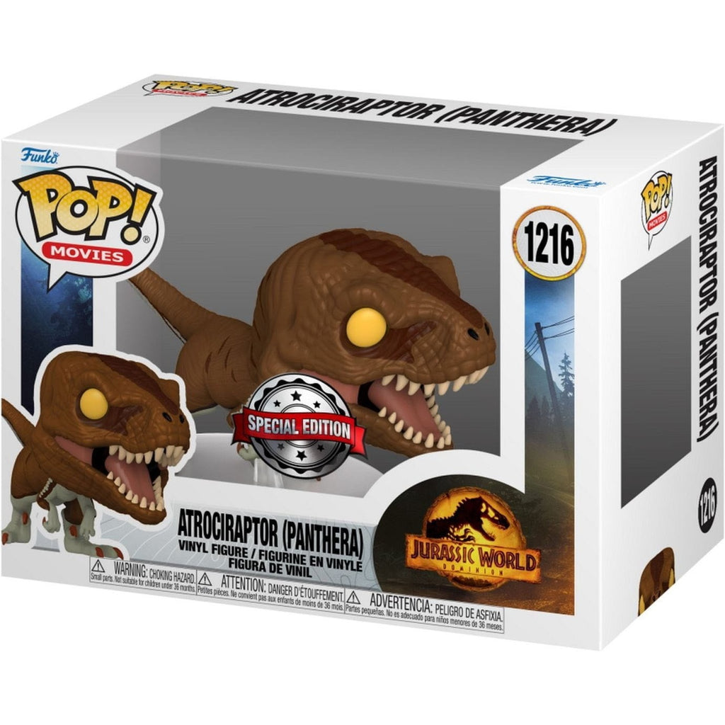 Image produit Jurassic Park POP! Movies figurine vinyle Atrociraptor (Panthera) Exclusive 9 cm