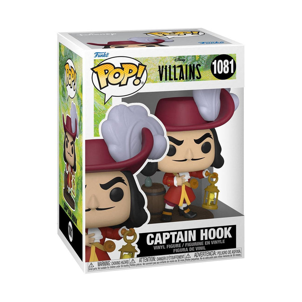 Image produit Disney : Villains Figurine vinyle POP! Disney Capitaine Crochet 9 cm