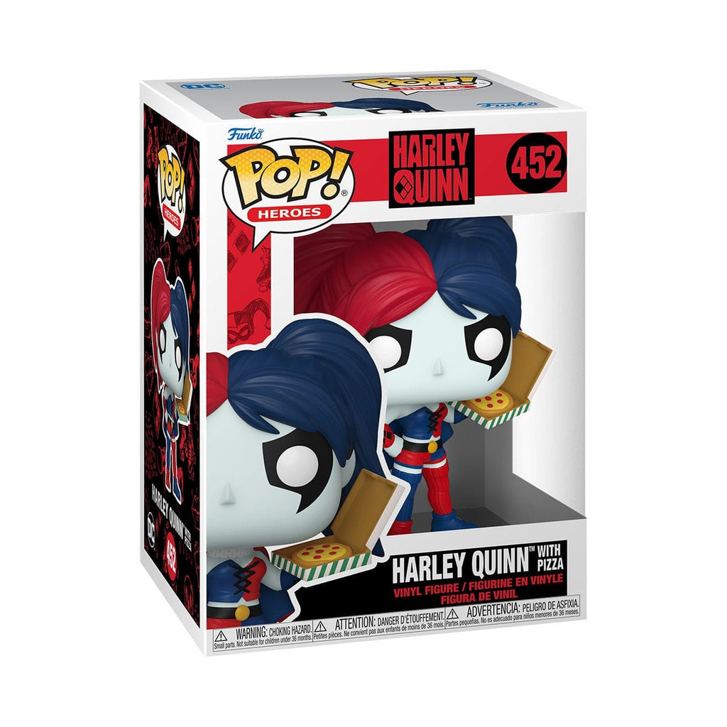 Product image DC Comics: Harley Quinn Takeover POP! Heroes Vinyl Figure Harley with Pizza 9 cm