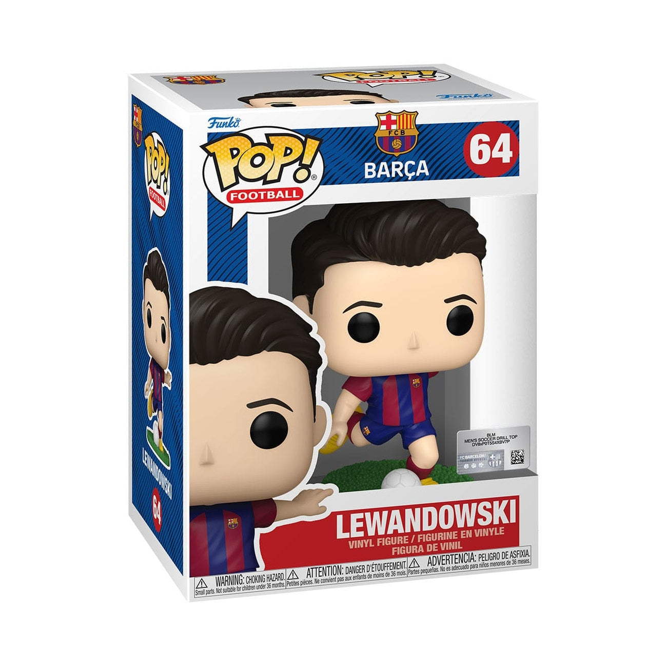 Product image EFL POP! Football Vinyl Figure Barcelona - Lewandowski 9 cm