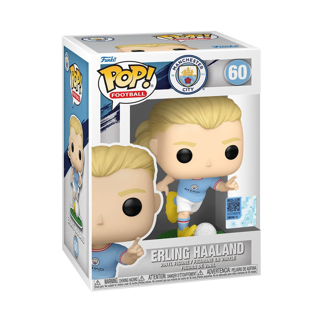 Image produit EFL POP! Figurine en vinyle Football ManCity - Erling Haaland 9 cm