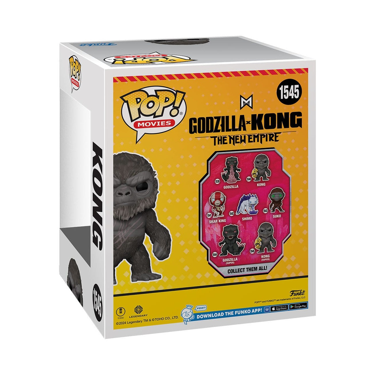 Product image Godzilla vs. Kong 2 Oversized POP! Vinyl Figure Kong 15 cm