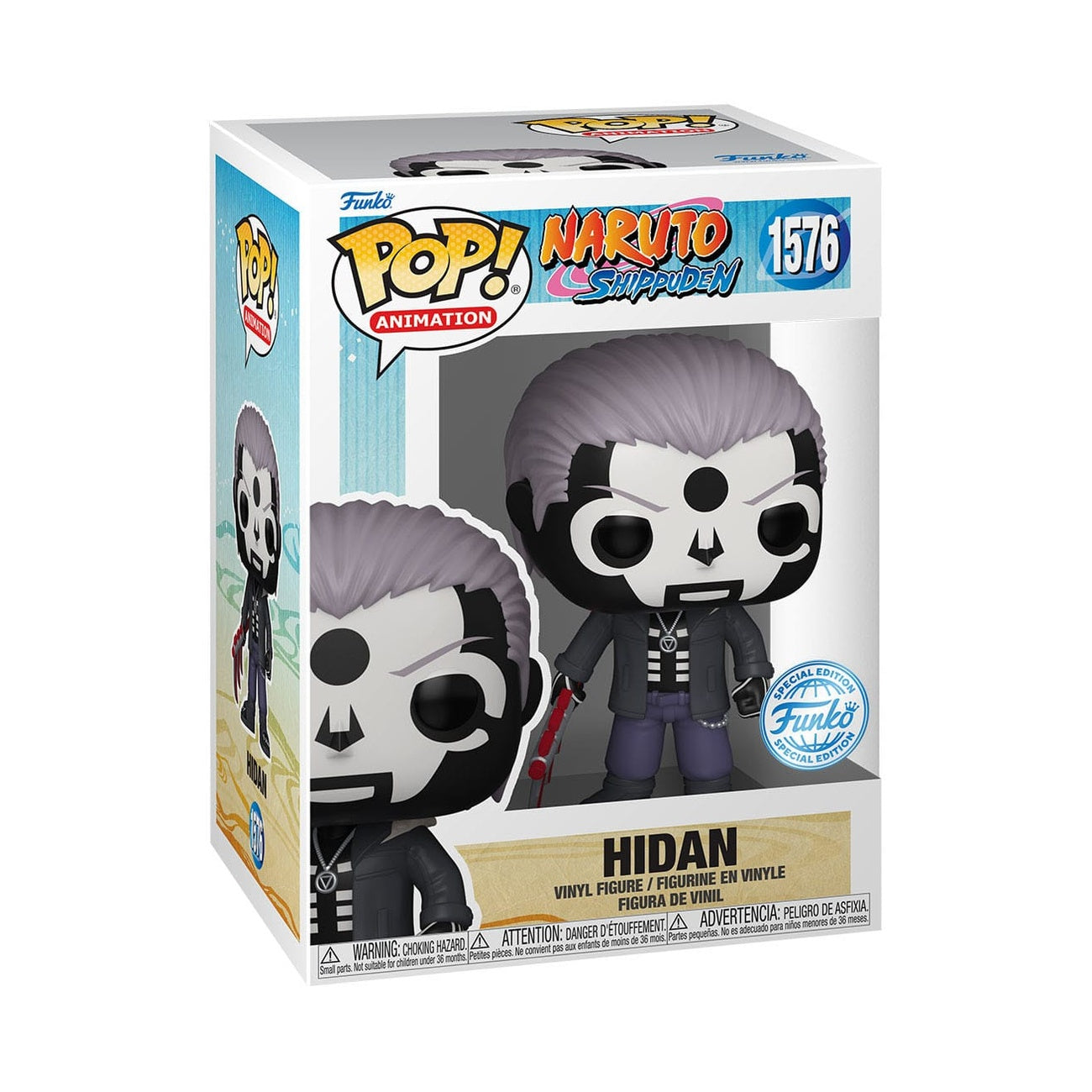 Image produit Naruto Pop! Animation figurine en vinyle Hidan w/ jacket Exclusive Edition 9 cm