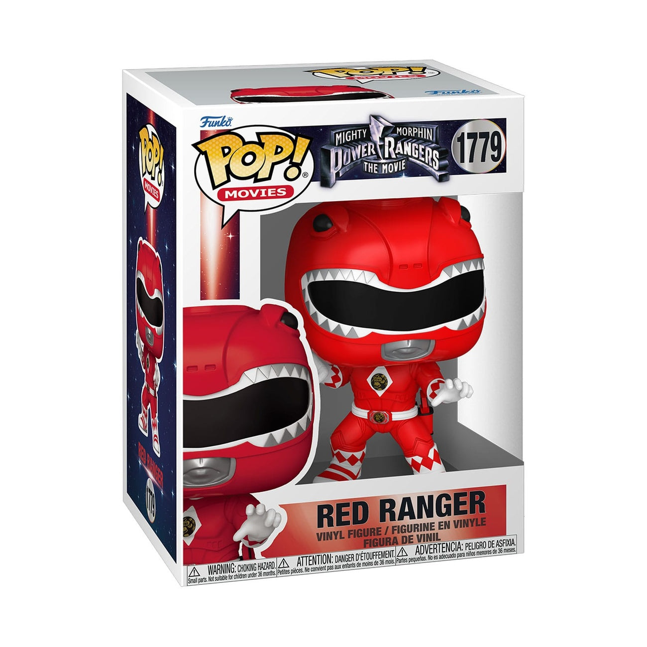 Image produit Power Rangers - Le Film POP! Movies figurine vinyle Red Ranger 9 cm