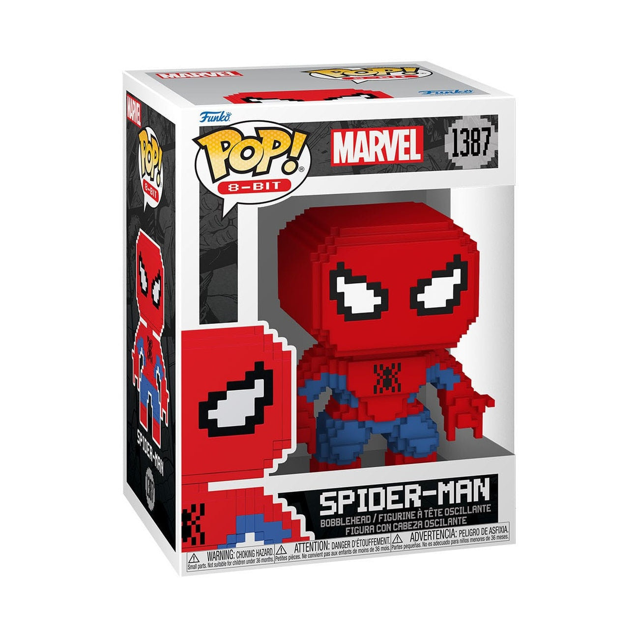 Image produit Marvel POP! Figurine Vinyle 8‑Bit Spider-Man 9 cm