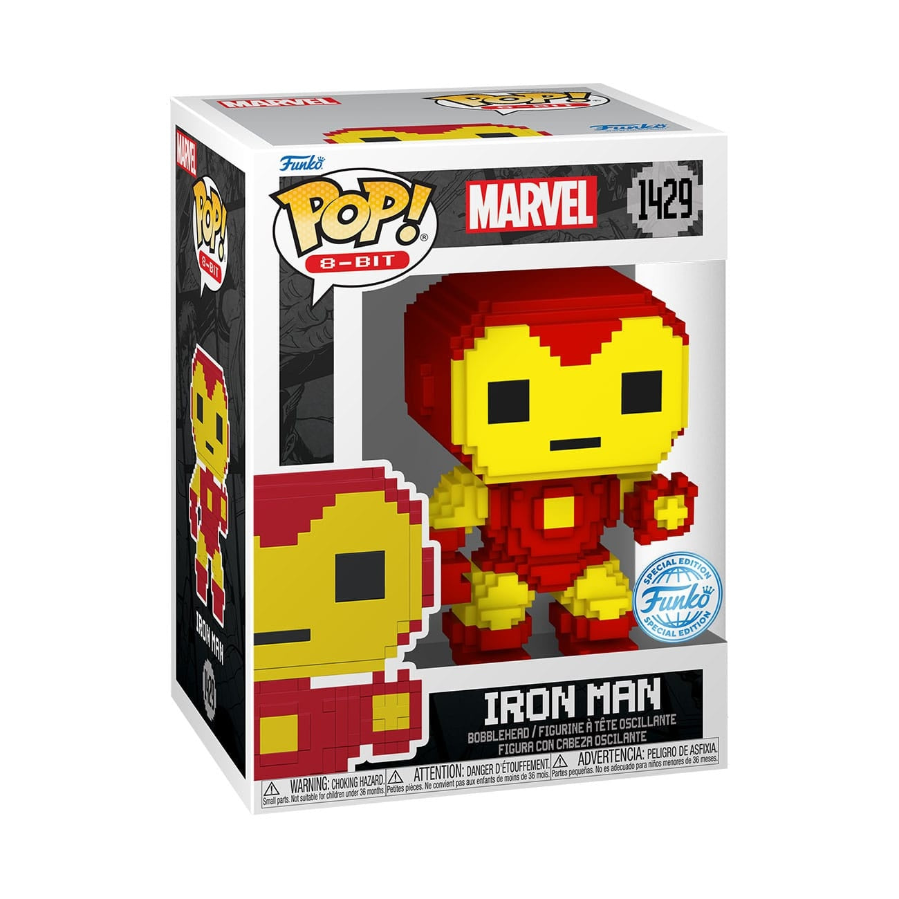 Image produit Marvel POP! Figurine Vinyle 8-Bit Iron Man 9 cm