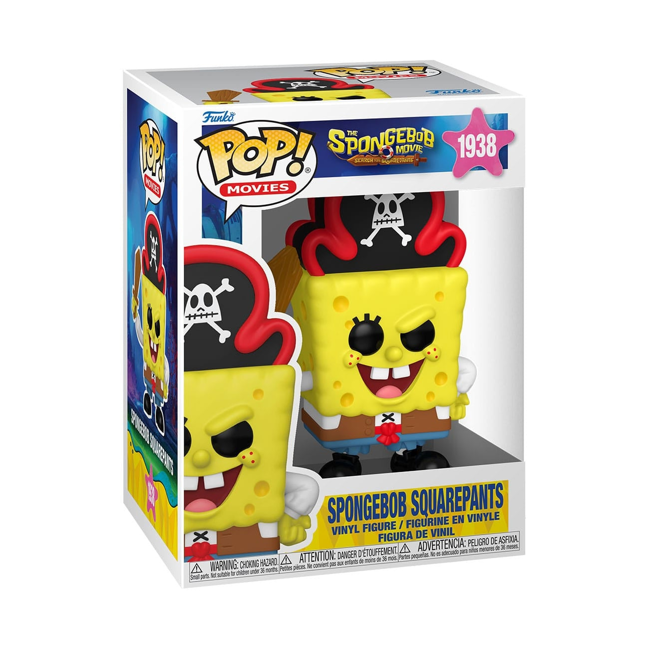 Product image SpongeBob SquarePants POP! Vinyl Figure SquarePants (Pirate) 9 cm