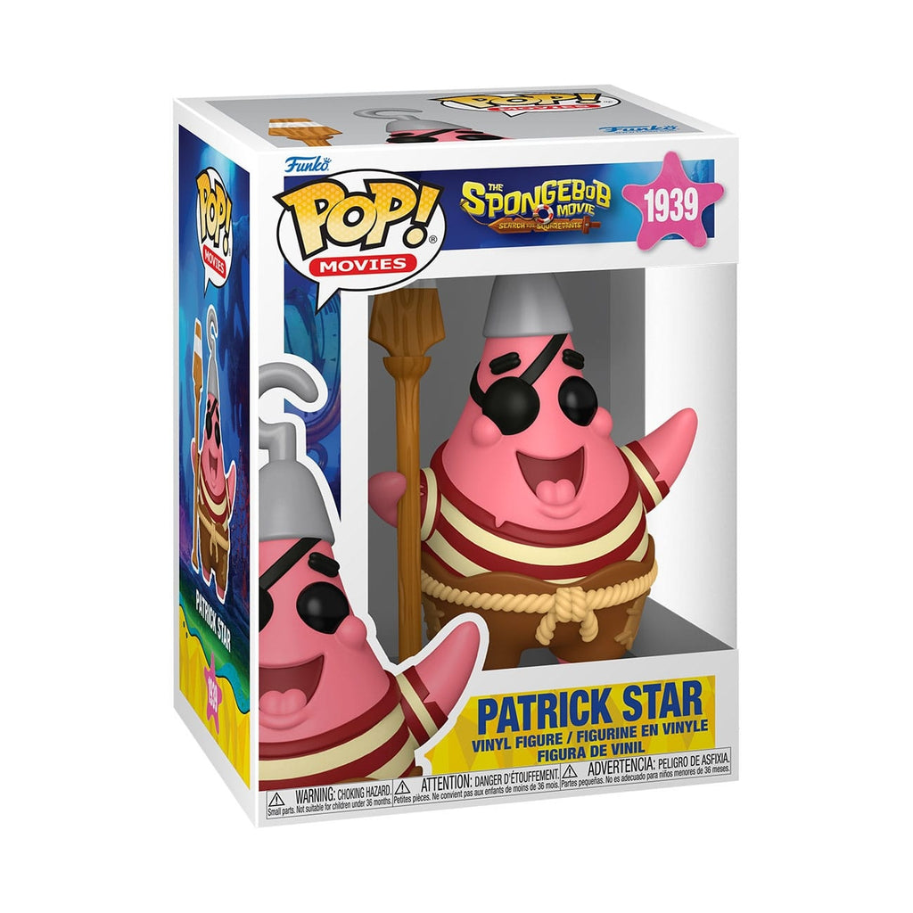 Image produit Bob l’éponge POP! Figurine en vinyle Patrick Star (Pirate) 9 cm