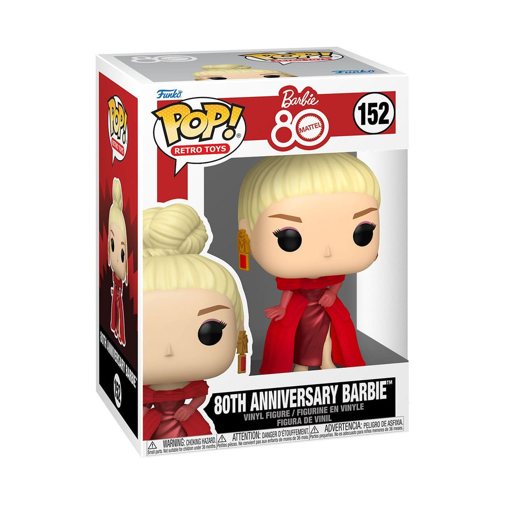 Image produit Mattel 80th Anniversary POP! Retro Toys figurine en vinyle Barbie 9 cm