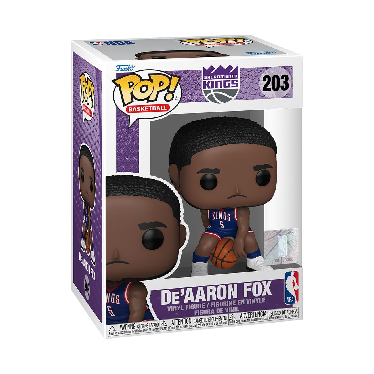 Image produit NBA Legends POP! Sports figurine en vinyle Kings - De'Aaron Fox (CE 24) 9 cm