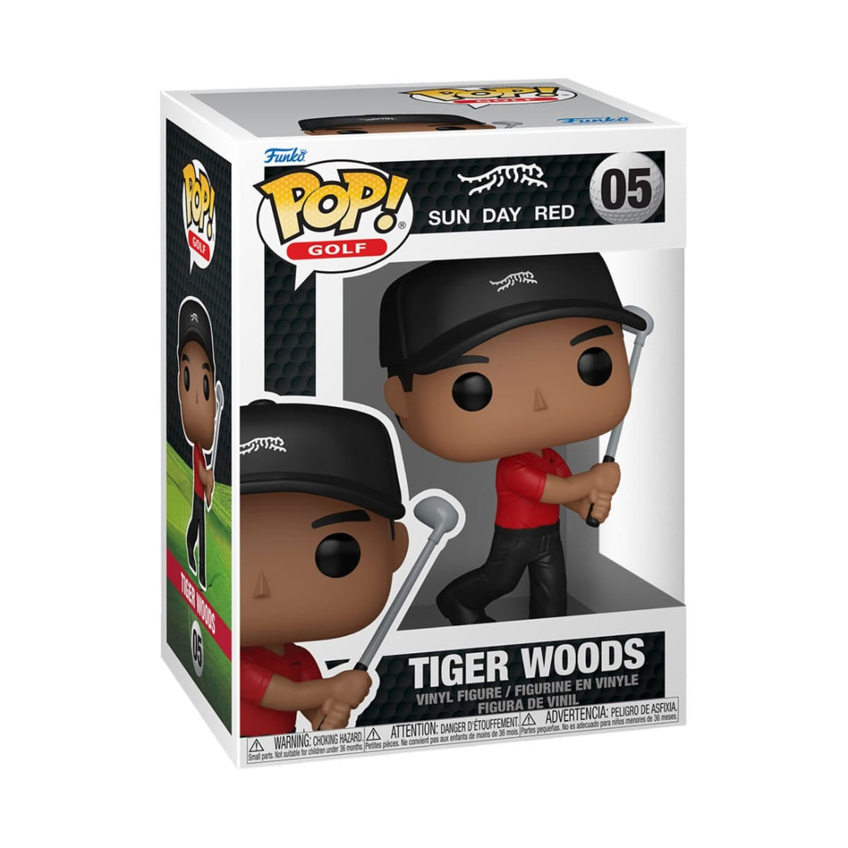Image produit Tiger Woods POP! Figurine en vinyle Golf Tiger Woods (Swing) 9 cm