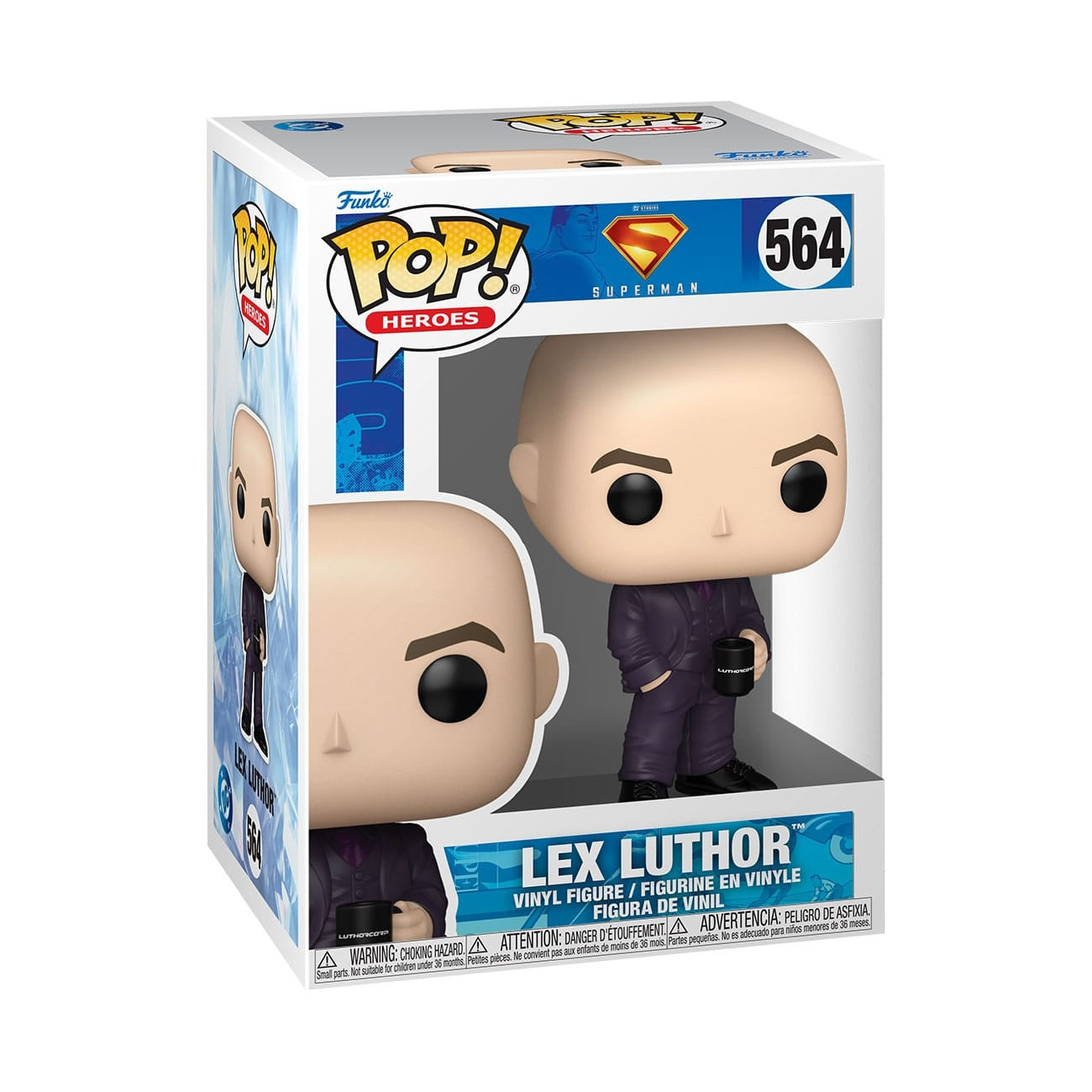 Image produit Superman (2025) figurine POP! Vinyl Lex Luthor 9 cm