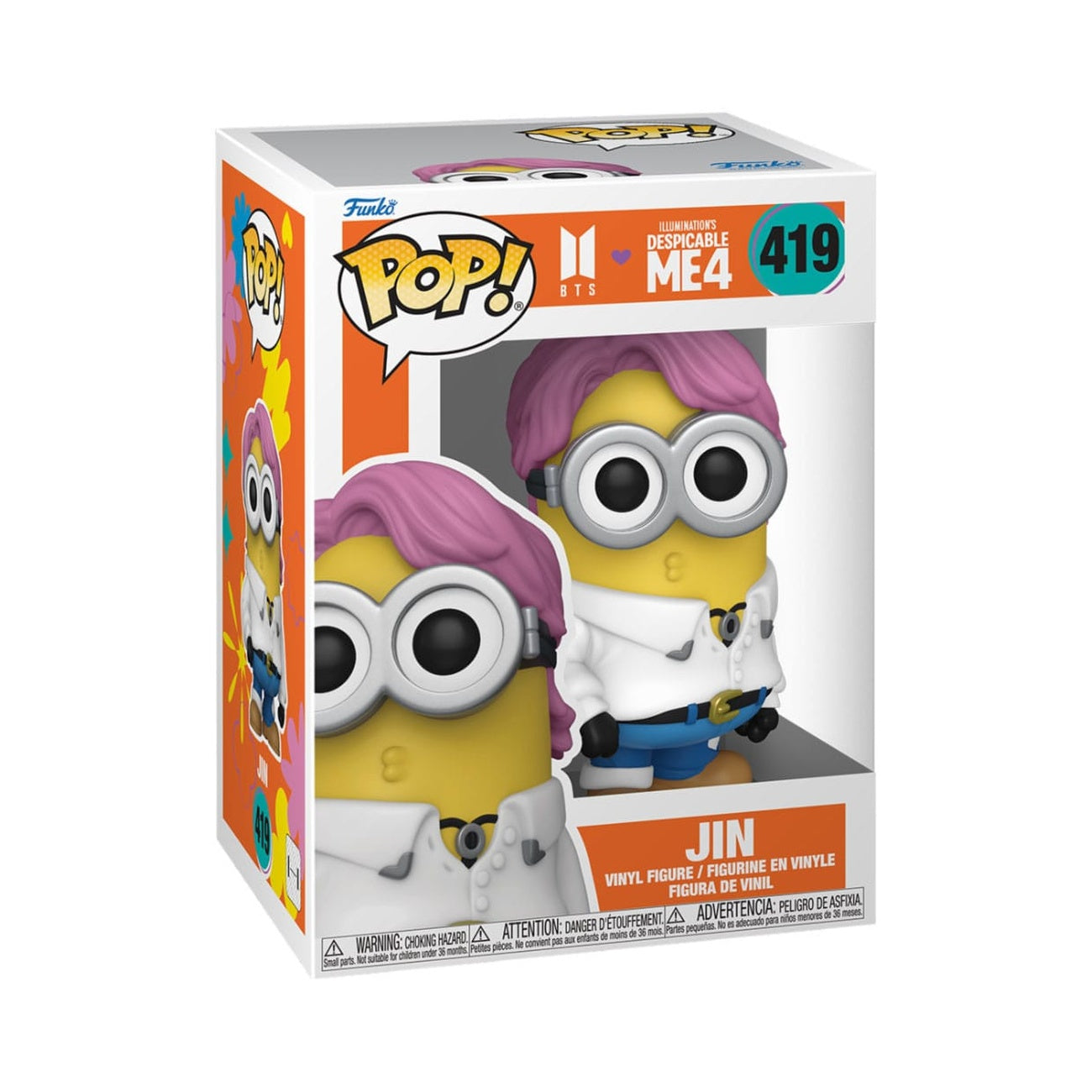 Image produit Figurine Vinyle Minions x BTS POP! Rocks Jin 9 cm