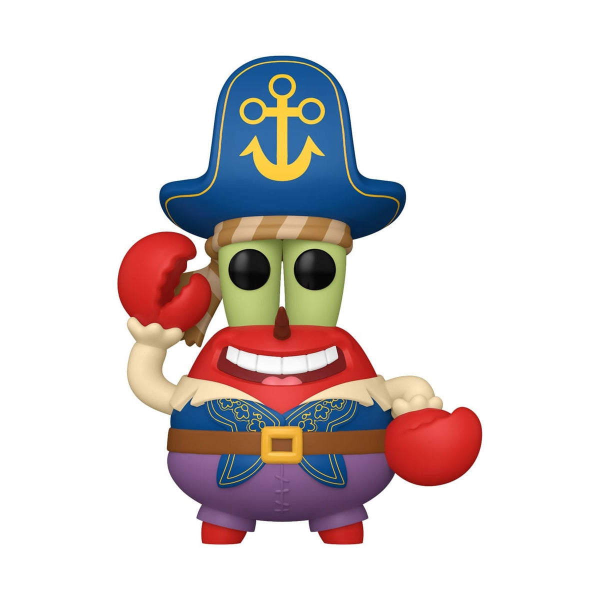 Image produit Figurine POP! Vinyl Bob l’Éponge Mr. Krabs (Pirate) 9 cm
