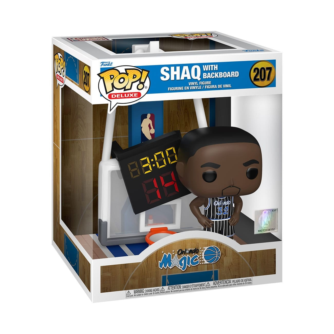Image produit NBA Legends POP! Sports Figurine Deluxe Vinyle Shaq avec panneau 16 cm