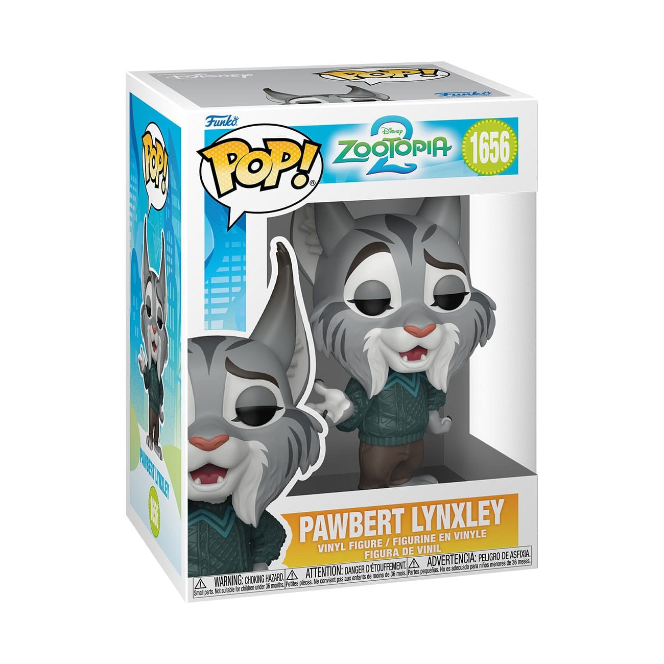 Product image Zootopia 2 POP! Movies Vinyl Figure Pawbert Lynxley 9 cm