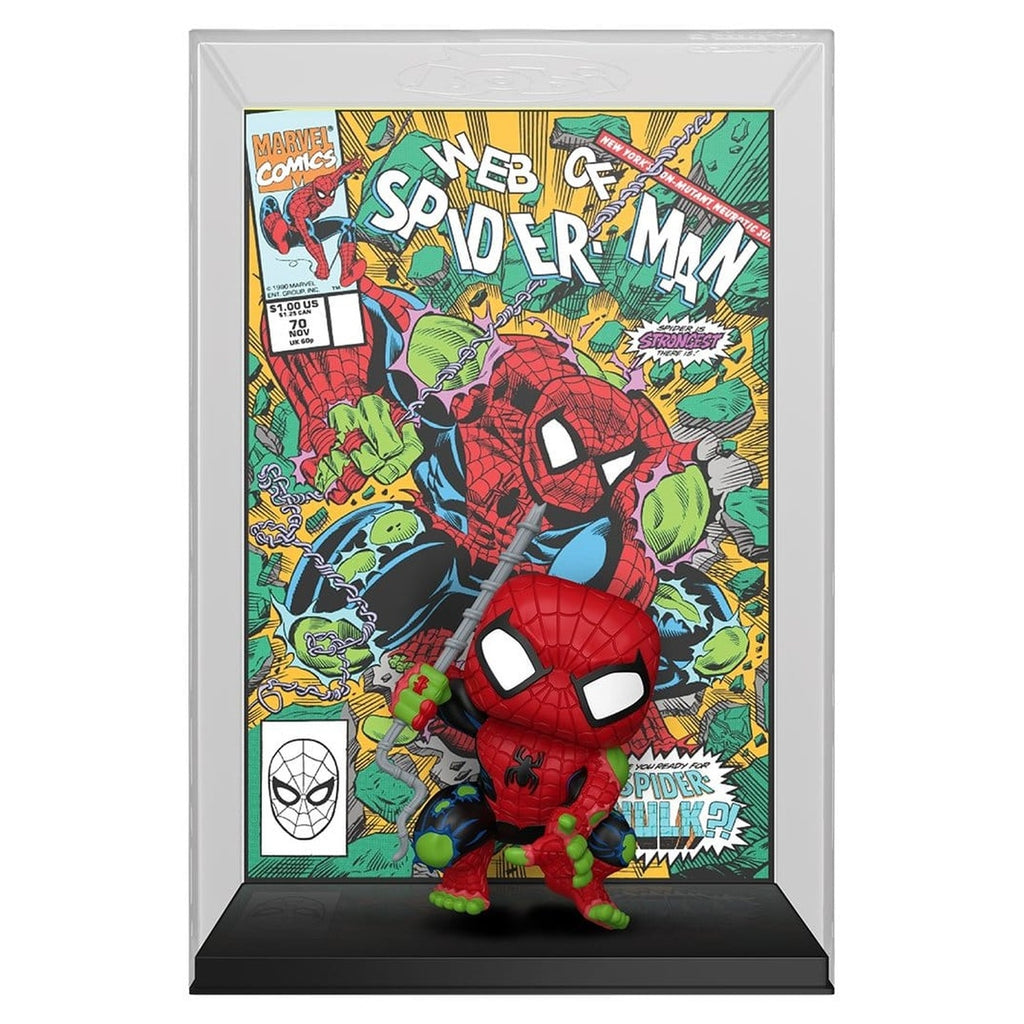 Image produit Marvel POP! Comic Covers Figurine en vinyle Web of Spider-Man n°70 (Spider-Hulk) 9 cm