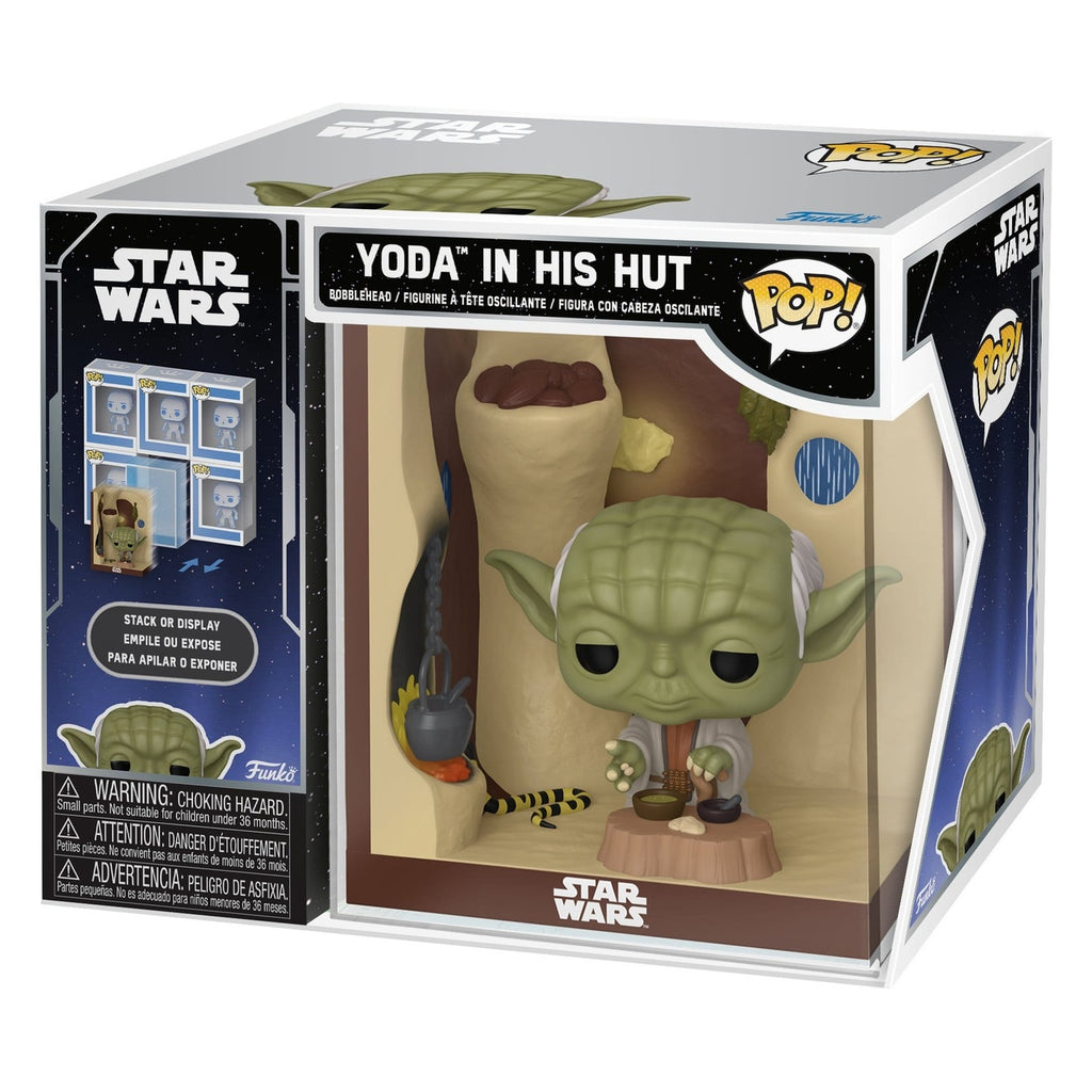 Image produit Star Wars POP! Nooks figurine en vinyle Yoda's Hutt 9 cm
