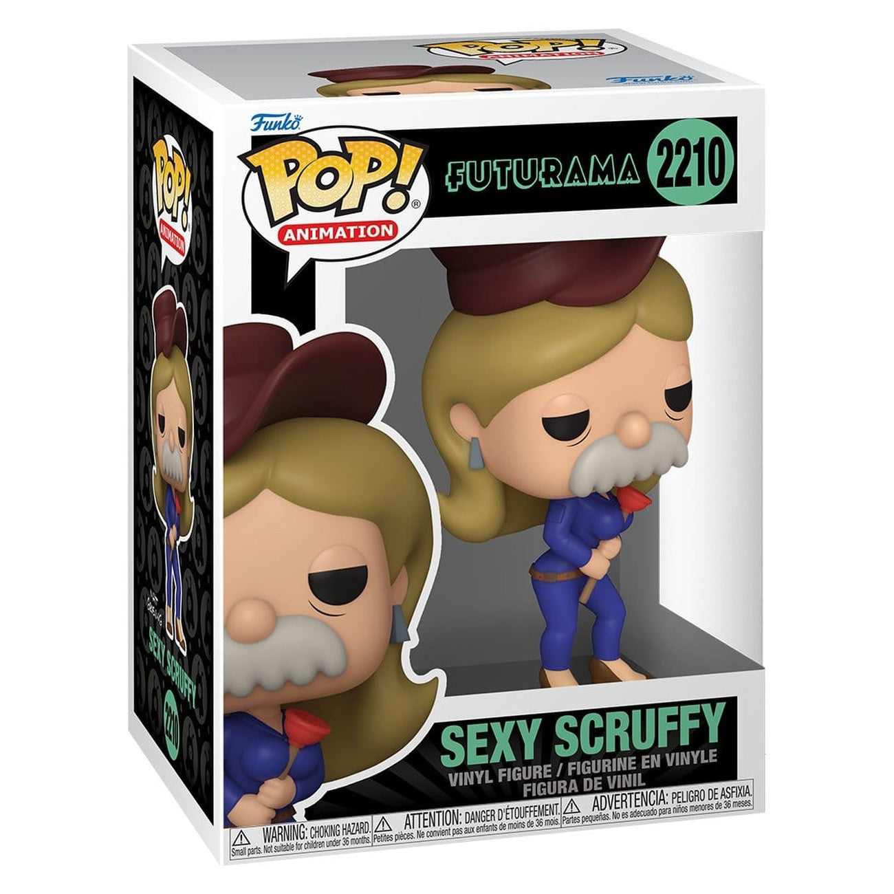 Product image Futurama Pop! Animation Vinyl Figure Sexy Scruffy 9 cm