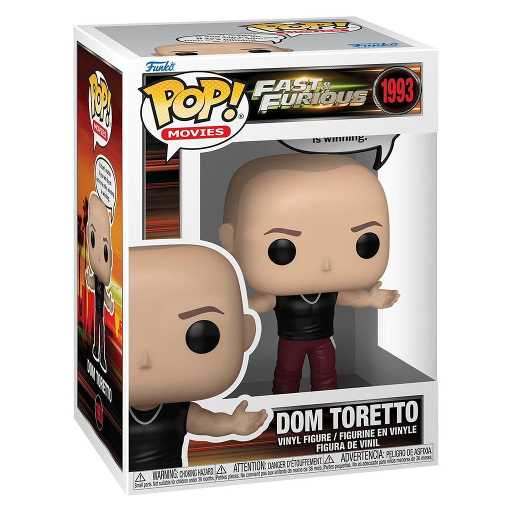 Image produit Fast & Furious POP! Sayings figurine en vinyle Dominic Toretto 9 cm