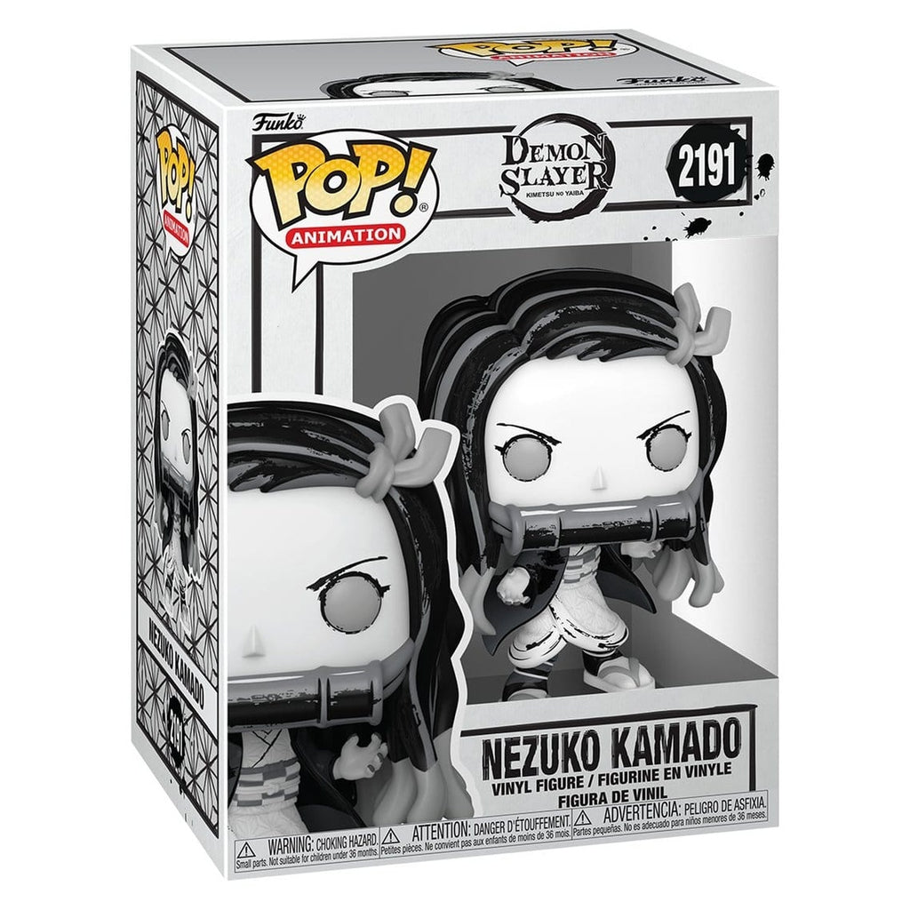 Image produit Demon Slayer: Kimetsu no Yaiba POP! Animation Figurine en vinyle Nezuko (Sumi-Ink) 9 cm