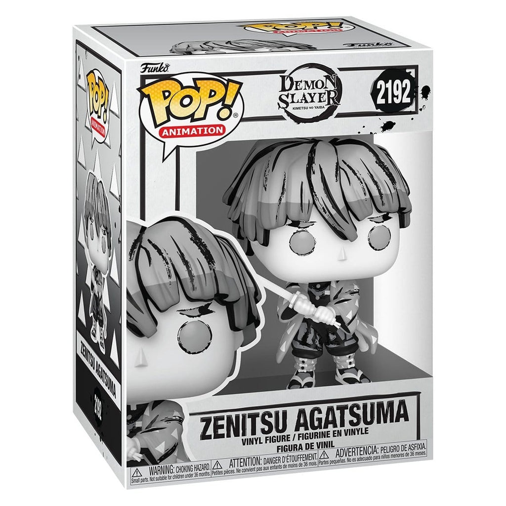 Image produit Demon Slayer: Kimetsu no Yaiba POP! Animation Figurine Vinyle Zenitsu (Sumi-Ink) 9 cm