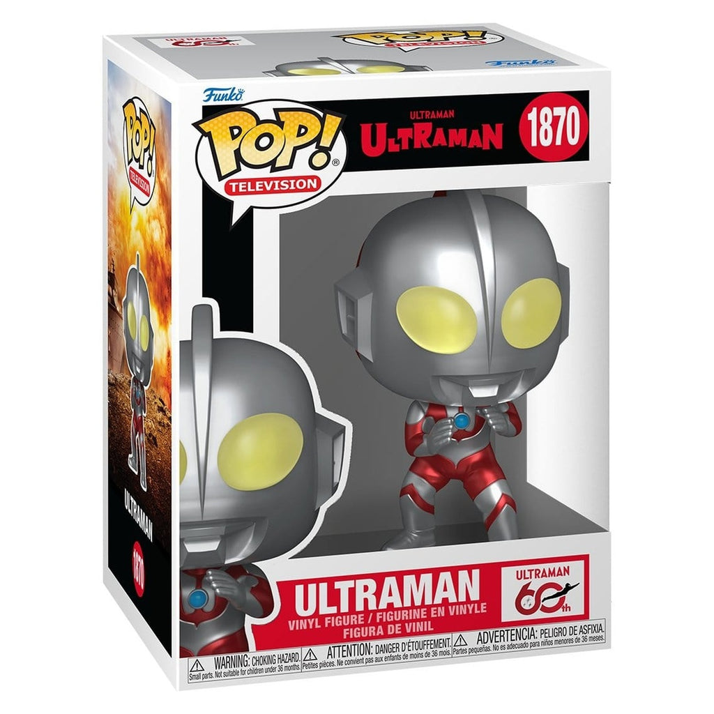 Image produit Ultraman POP! Heroes Figurine vinyle Ultraman (Métallique) 9 cm