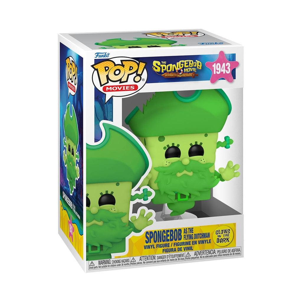 Image produit Bob l’éponge Figurine POP! Vinyl Bob l’éponge en Hollandais volant (Glow) 9 cm