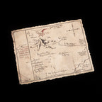 Image produit Le Hobbit affiche d’art Carte de Thorin 40 x 30 cm