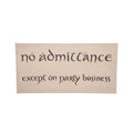 Image produit Le Hobbit Réplique Bouclier No Admittance