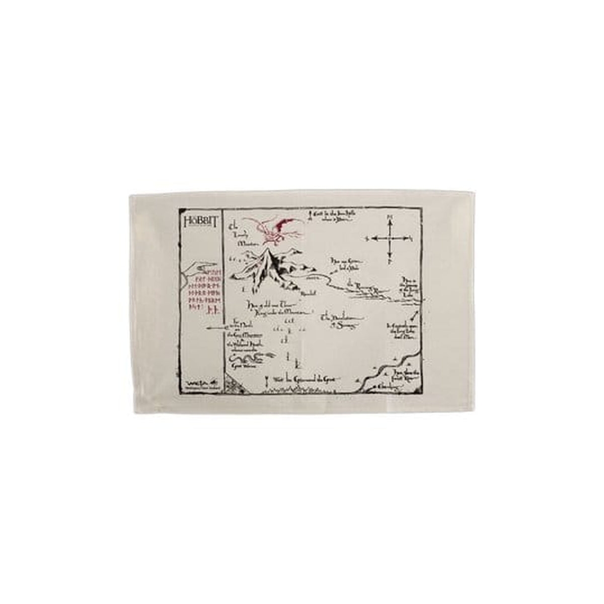 Image produit Le Hobbit Torchón Carte de Thorin 72 cm