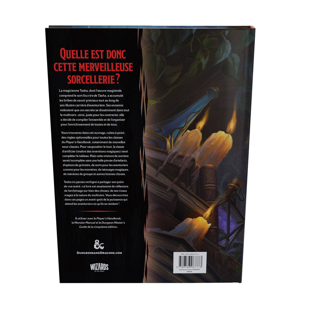Image produit Dungeons & Dragons JDR Le Chaudron des Merveilles de Tasha français